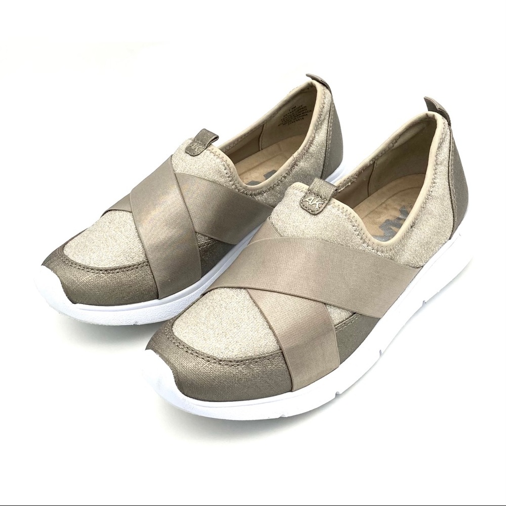 Anne Klein Sport Takeoff Sneakers Metallic Gold